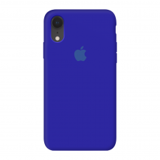 Силиконовый чехол c закрытым низом Apple Silicone Case Ultra Blue для iPhone Xr