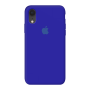 Силиконовый чехол c закрытым низом Apple Silicone Case Ultra Blue для iPhone Xr