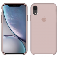 Силиконовый чехол Apple Silicone Case Pink Sand для iPhone Xr
