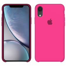 Силиконовый чехол Apple Silicone Case Barbie Pink для iPhone Xr