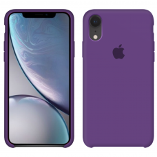 Силиконовый чехол Apple Silicone Case Purple для iPhone Xr