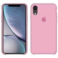 Силиконовый чехол Apple Silicone Case Pink для iPhone Xr