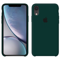 Силиконовый чехол Apple Silicone Case Forest Green для iPhone Xr