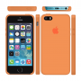 Силиконовый чехол Apple Silicone Case Papaya для iPhone 5/5s/SE