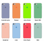 Силиконовый чехол Apple Silicone Case Papaya для iPhone 6/6s