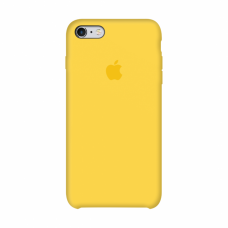 Силиконовый чехол Apple Silicone case Canary Yellow для iPhone 6 Plus /6s Plus (копия)