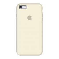 Силиконовый чехол Apple Silicone Case Antique White для iPhone 6 Plus /6s Plus с закрытым низом