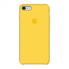 Силиконовый чехол Apple Silicone Case Canary Yellow для iPhone 6 Plus /6s Plus с закрытым низом