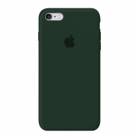Силиконовый чехол Apple Silicone Case Forest Green для iPhone 6 Plus /6s Plus с закрытым низом