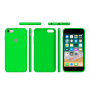 Силиконовый чехол Apple Silicone Case Uran Green для iPhone 6 Plus /6s Plus с закрытым низом