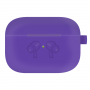 Силиконовый чехол для AirPods Pro Ultra Violet c карабином