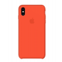 Силиконовый чехол Apple Silicone Spicy Orange для iPhone XS Max