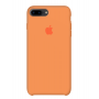Силиконовый чехол Apple Silicone Case Papaya для iPhone 7 Plus / 8 Plus