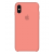 Силиконовый чехол Apple Silicone Case Begonia Red для iPhone Х/Xs