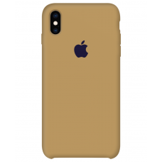 Силиконовый чехол Apple Silicone Case Mustard Beige для iPhone Xs Max