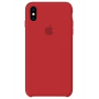 Силиконовый чехол Apple Silicone Case Red для iPhone Xs Max