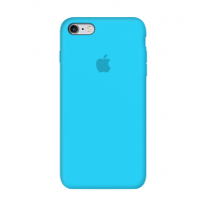 Силиконовый чехол Apple Silicone Case Blue для iPhone 6 Plus /6s Plus с закрытым низом