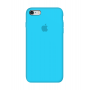Силиконовый чехол Apple Silicone Case Blue для iPhone 6/6s с закрытым низом