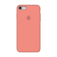 Силиконовый чехол Apple Silicone Case Begonia Red для iPhone 6/6s с закрытым низом