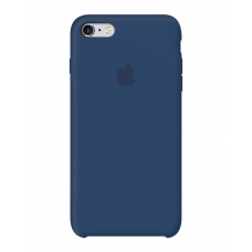 Силиконовый чехол c закрытым низом Apple Silicone Case Ocean Blue для iPhone 6/6s