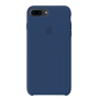 Силиконовый чехол c закрытым низом Apple Silicone Case Ocean Blue для iPhone 7 Plus/8 Plus
