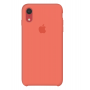 Силиконовый чехол Apple Silicone Case Nectarine для iPhone Xr OEM
