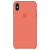 Силиконовый чехол Apple Silicone Case Nectarine для iPhone Xs Max OEM