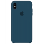 Силиконовый чехол Apple Silicone Case Pacific Green для iPhone Xs Max OEM