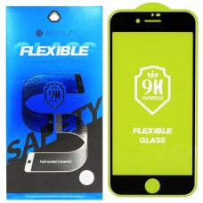 Гибкое молекулярное cтекло Flexible Glass для iPhone 7/8 Черное