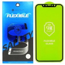 Гибкое молекулярное cтекло Flexible Glass для iPhone X/Xs/11 Pro Черное