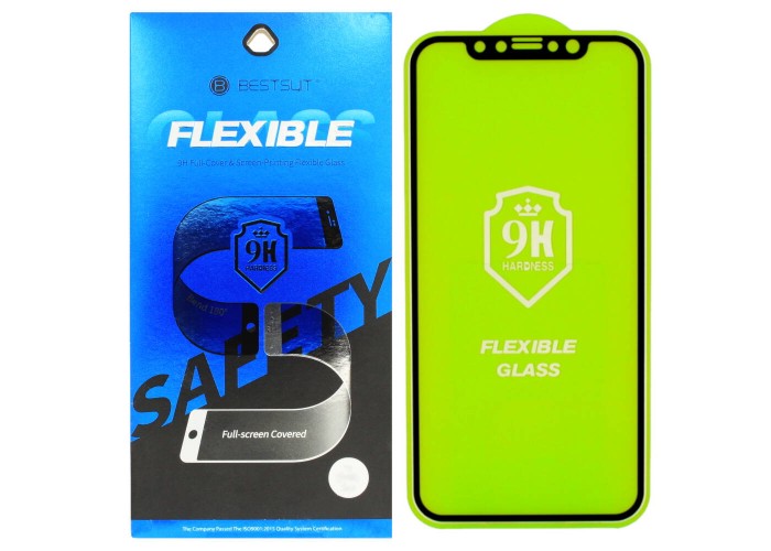 Гибкое молекулярное cтекло Flexible Glass для iPhone Xs Max/11 Pro Max Черное