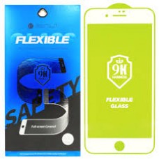 Гибкое молекулярное cтекло Flexible Glass для iPhone 6/6s Белое