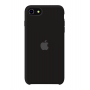 Силиконовый чехол Apple Silicone Black для iPhone SE 2