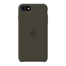 Силиконовый чехол Apple Silicone Dark Olive для iPhone SE 2