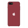 Силиконовый чехол Apple Silicone Dark Red для iPhone SE 2
