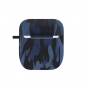 Cиликоновый чехол для AirPods Camo Blue