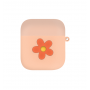 Cиликоновый чехол для AirPods Flower Salad