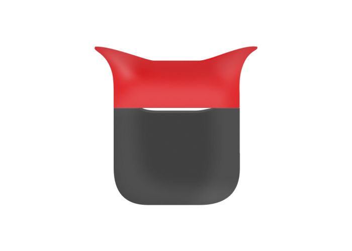 Cиликоновый чехол для AirPods Horns Black