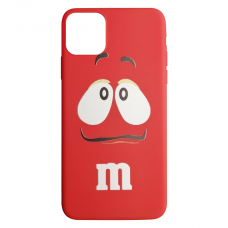 Чехол для iPhone 11 M and Ms Sad Red