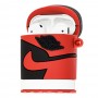 Силиконовый чехол для AirPods "Nike Jordan Red"
