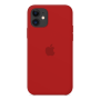 Силиконовый чехол Apple Silicone Case Red для iPhone 12