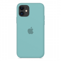 Силиконовый чехол Apple Silicone Case Sea Blue для iPhone 12