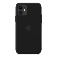 Силиконовый чехол Apple Silicone Case Black для iPhone 12 Pro