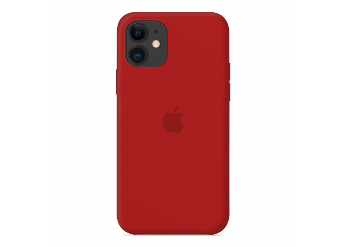 Силиконовый чехол Apple Silicone Case Red для iPhone 12 Pro