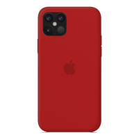 Силиконовый чехол Apple Silicone Case Red для iPhone 12 Mini