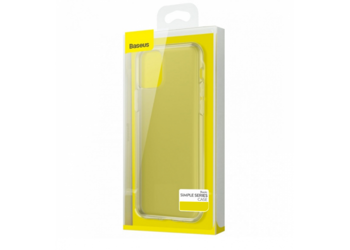 Силиконовый чехол Baseus Simple Case для iPhone 12 Pro прозрачный