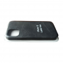 Кожаный чехол для iPhone 12 Mini Leather Case Black