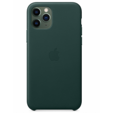Кожаный чехол Leather Case Forest Green для iPhone 12 Pro Max