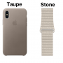 Набор 1 + 1: Кожаный чехол и кожаный ремешок для Apple Watch