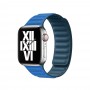 Кожаный Ремешок для Apple Watch Leather link 38/40/42/44mm Cape Code Blue
